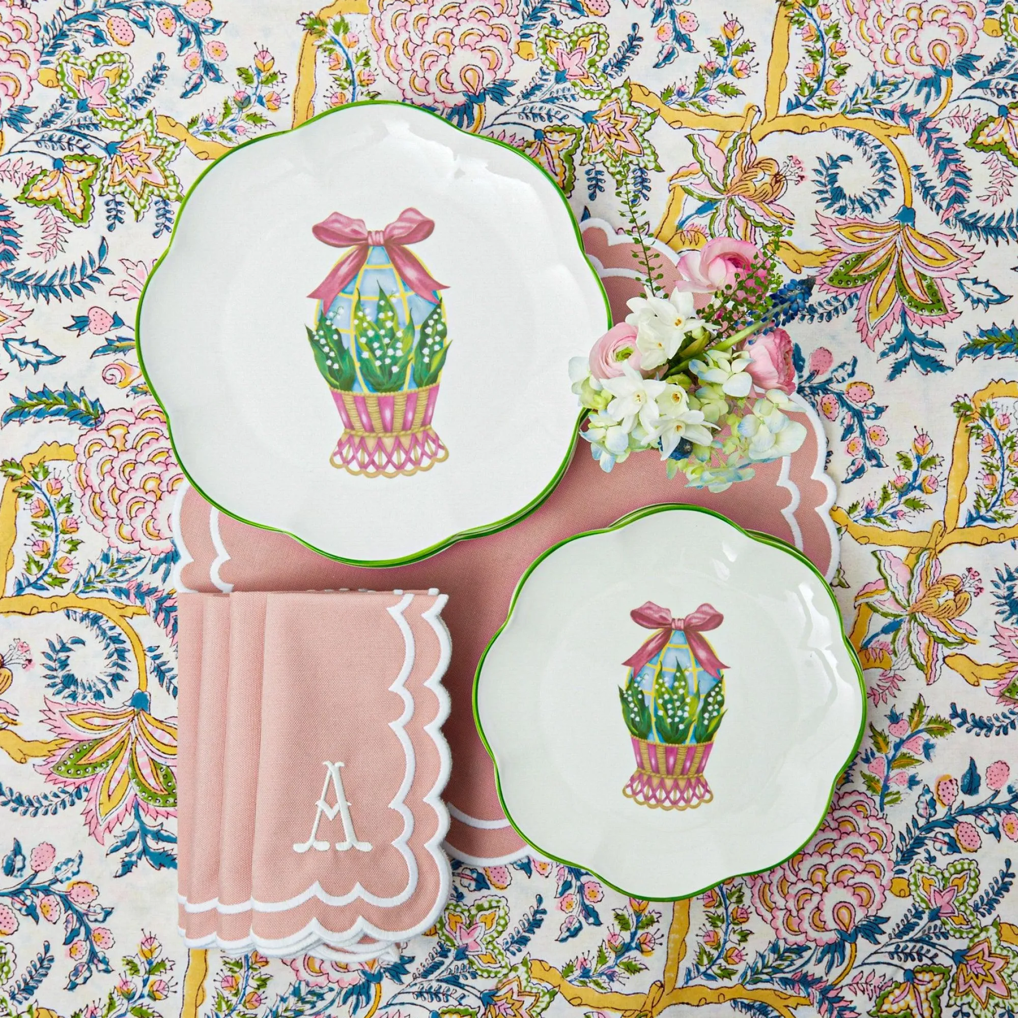 scalloped_easter_dinner___5.webp Shop Scalloped Easter Dinner & Starter Plate (Set Of 8) Crockery Sets