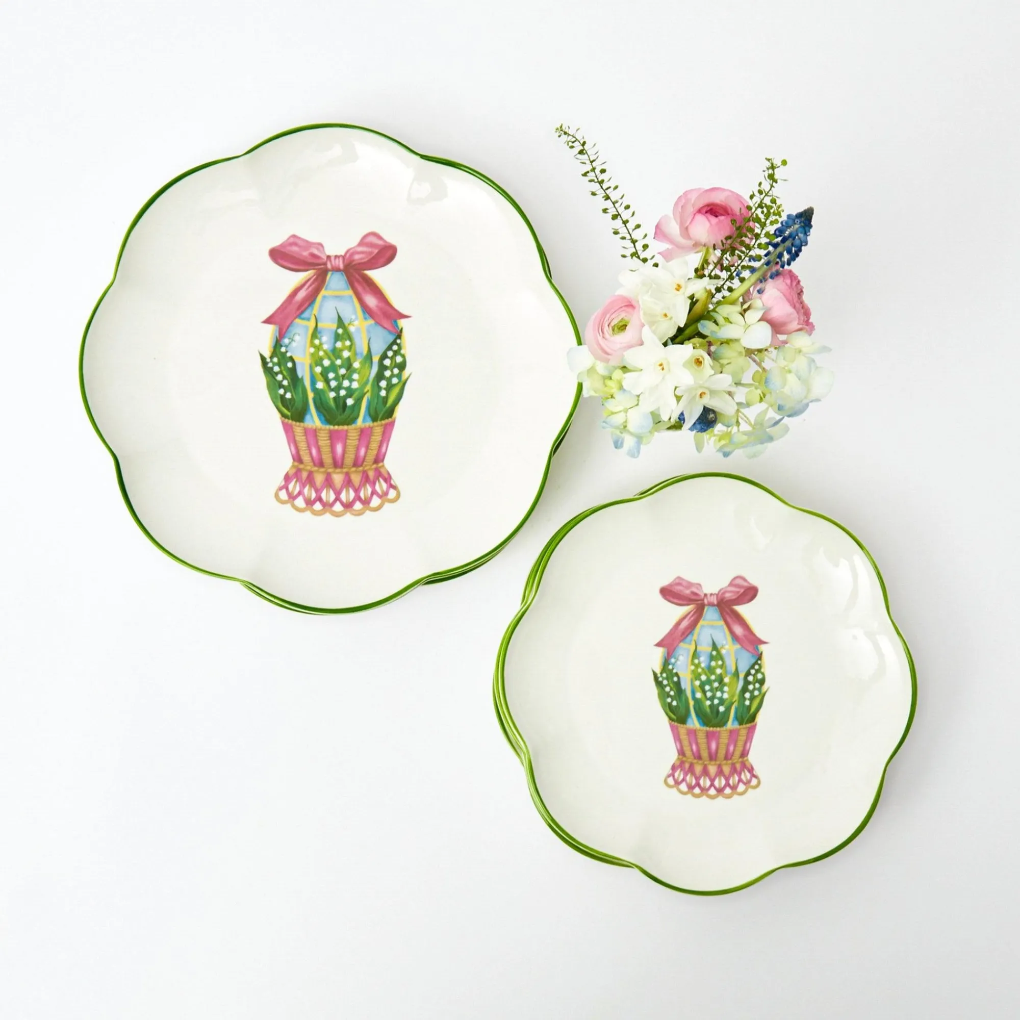 scalloped_easter_dinner___9.webp Shop Scalloped Easter Dinner & Starter Plate (Set Of 8) Crockery Sets