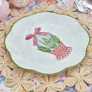 Cheap Scalloped Easter Dinner Plate (Set Of 4) Crockery Sets