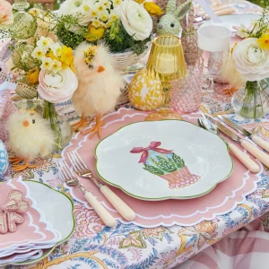 Cheap Scalloped Easter Dinner Plate (Set Of 4) Crockery Sets