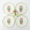 Cheap Scalloped Easter Starter Plates (Set Of 4) Crockery Sets