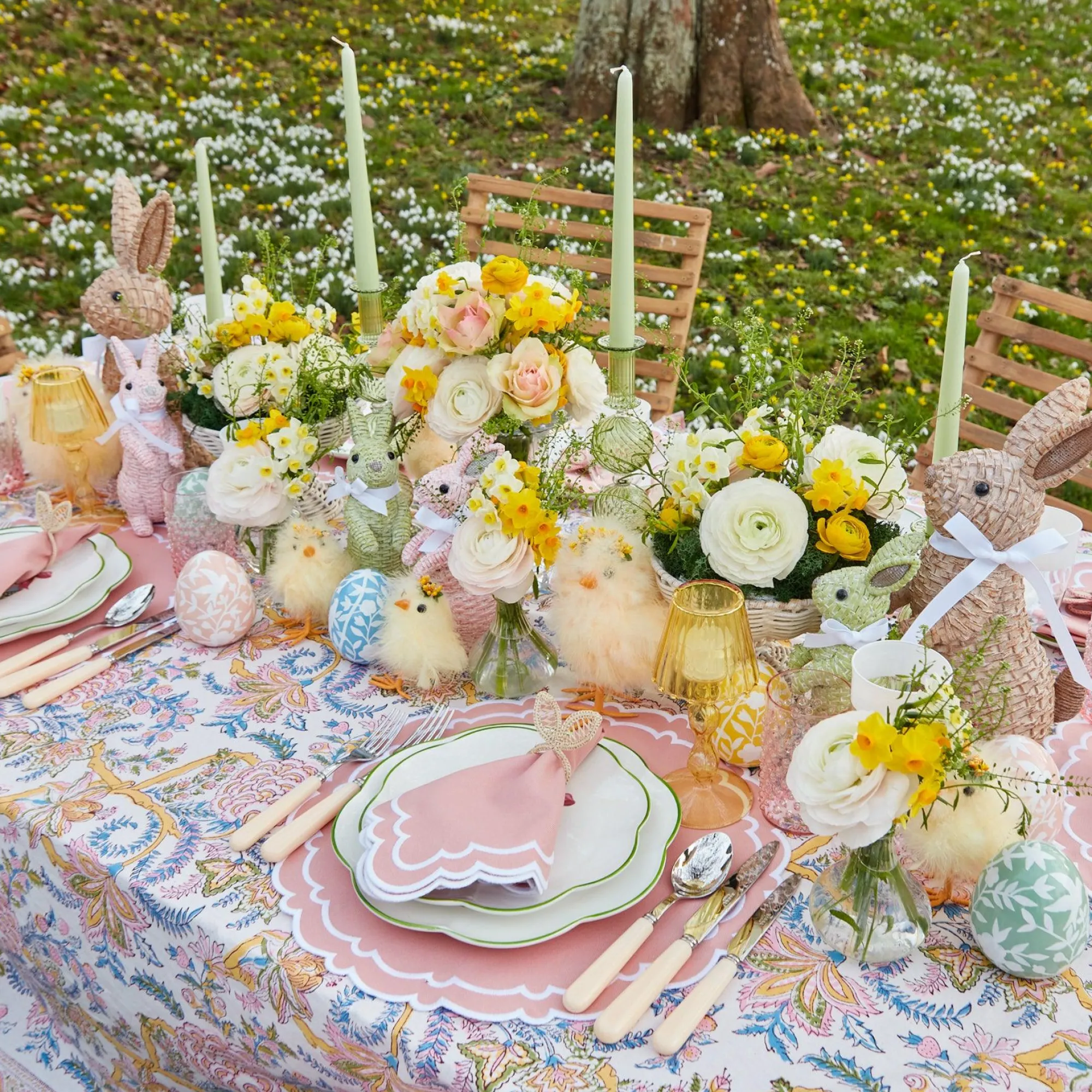 scalloped_easter_starter__6.webp Cheap Scalloped Easter Starter Plates (Set Of 4) Crockery Sets