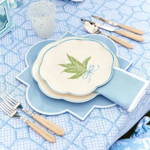 Fashion Scalloped Lily Of The Valley Dinner Plate Dinner Plates