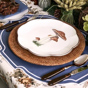 Sale Scalloped Mushroom Dinner Plate (Set Of 4) Dinner Plates