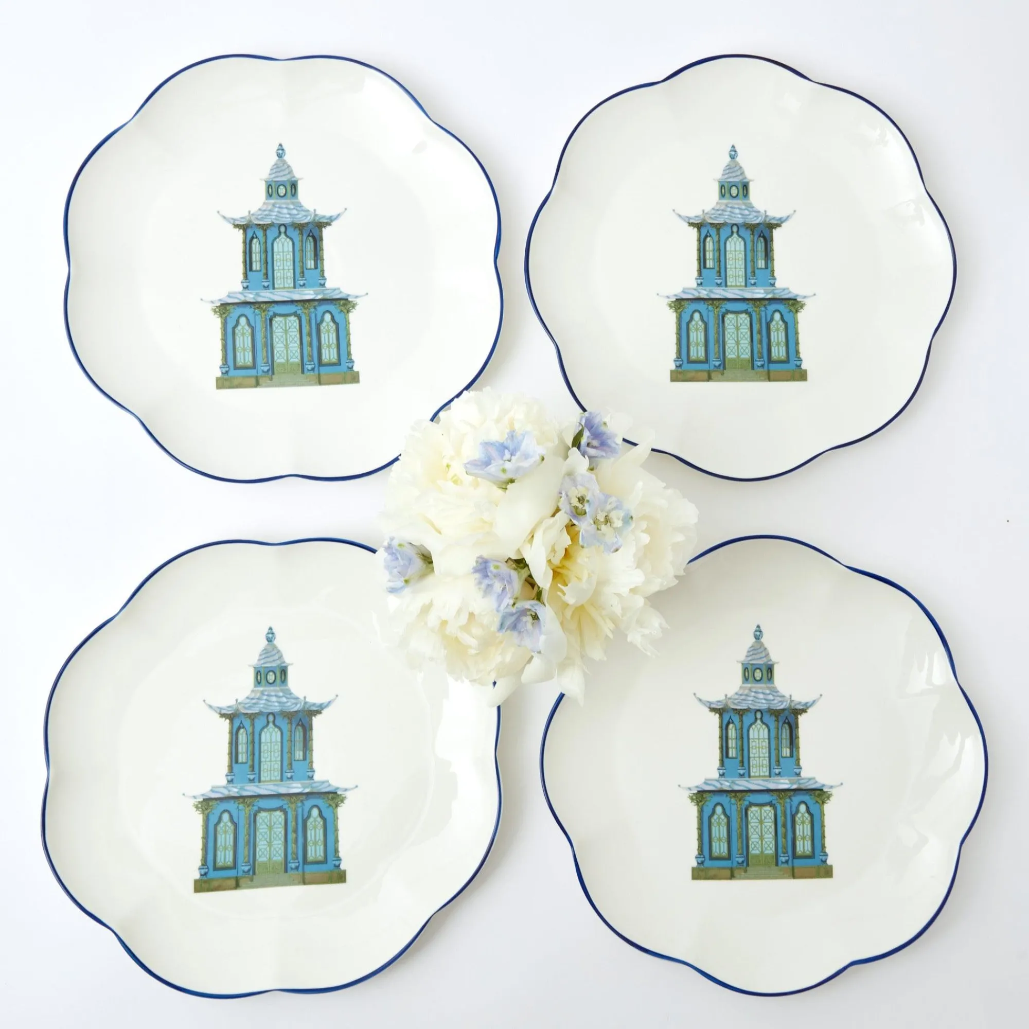 scalloped_pagoda_dinner_p_0.webp Clearance Scalloped Pagoda Dinner Plate (Set Of 4) Crockery Sets