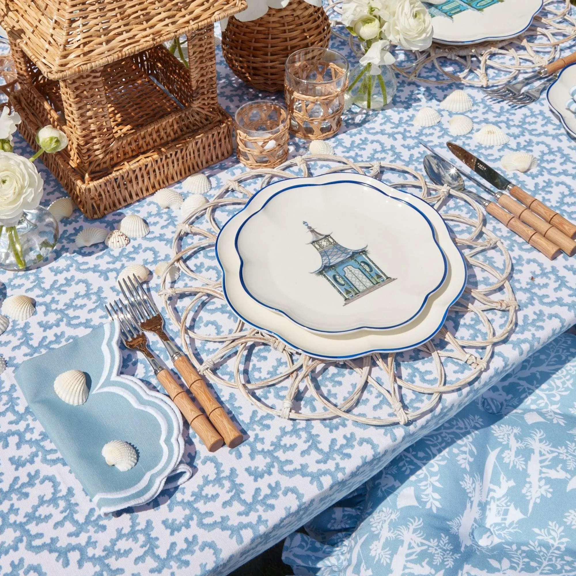 scalloped_pagoda_starter__19.webp Outlet Scalloped Pagoda Starter Plate (Set Of 4) Crockery Sets