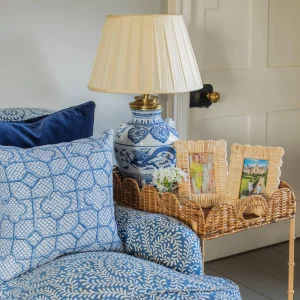 Hot Scalloped Rattan Tray With Stand Rattan Furniture