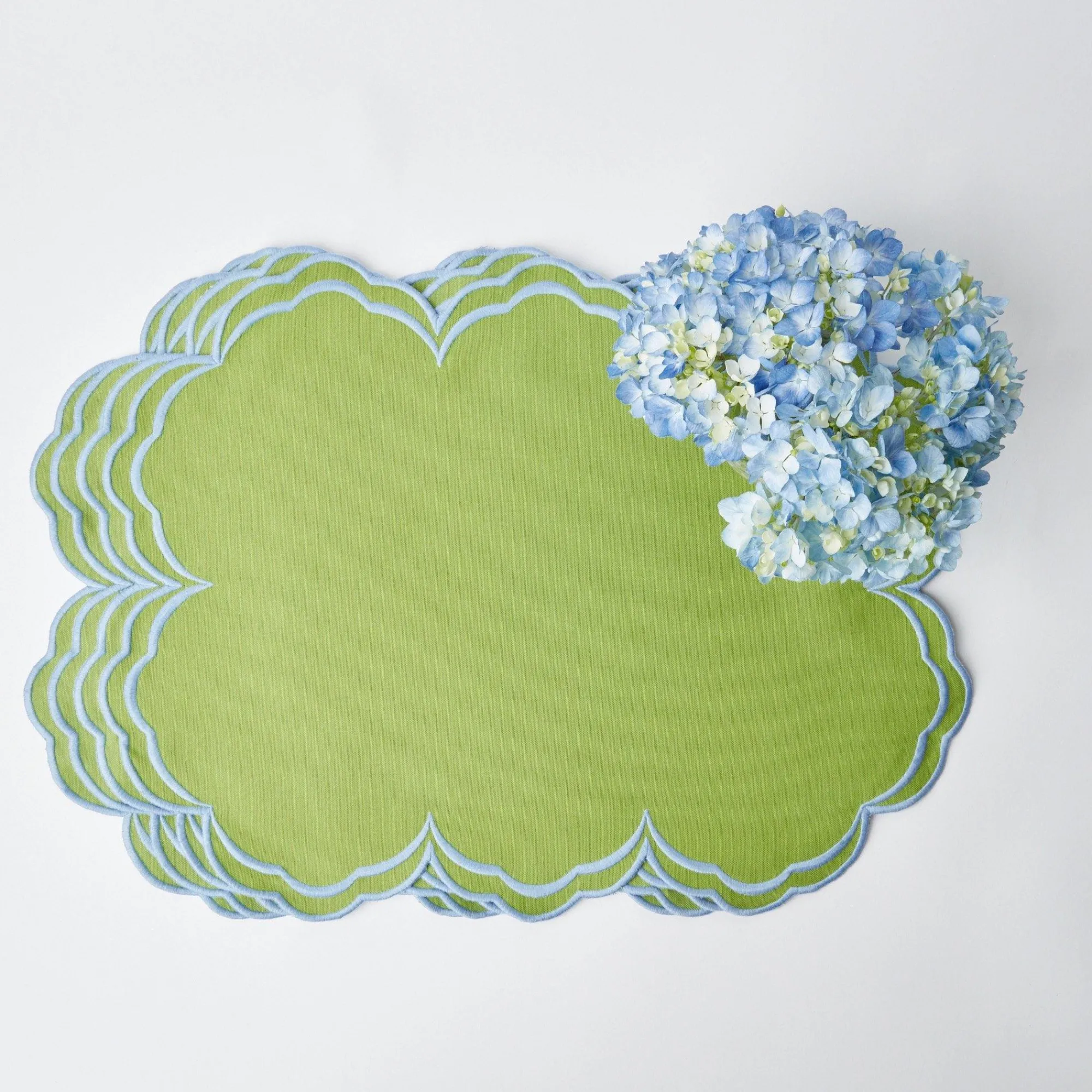 serena_apple_green_with_b_2-1.webp Hot Serena Apple Green With Blue Placemats (Set Of 4) Placemats