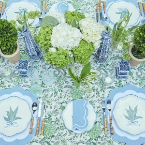 Cheap Serena Applique Blue Placemats (Set Of 4) Placemats