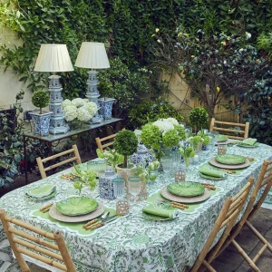 Discount Serena Applique Green Placemats (Set Of 4) Placemats