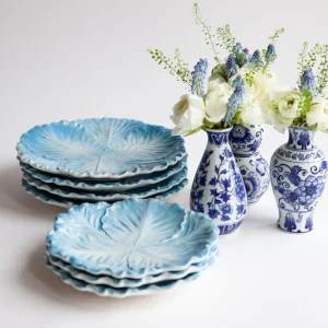 Clearance Serena Cabbage Starter Plate (Set Of 4) Starter Plates