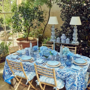 Online Serena Cornflower Blue Placemats (Set Of 4) Placemats
