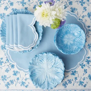 Online Serena Cornflower Blue Placemats (Set Of 4) Placemats
