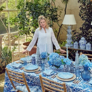 Online Serena Cornflower Blue Placemats (Set Of 4) Placemats