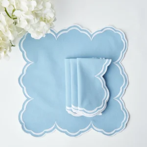 Online Serena Cornflower Blue Placemats (Set Of 4) Placemats