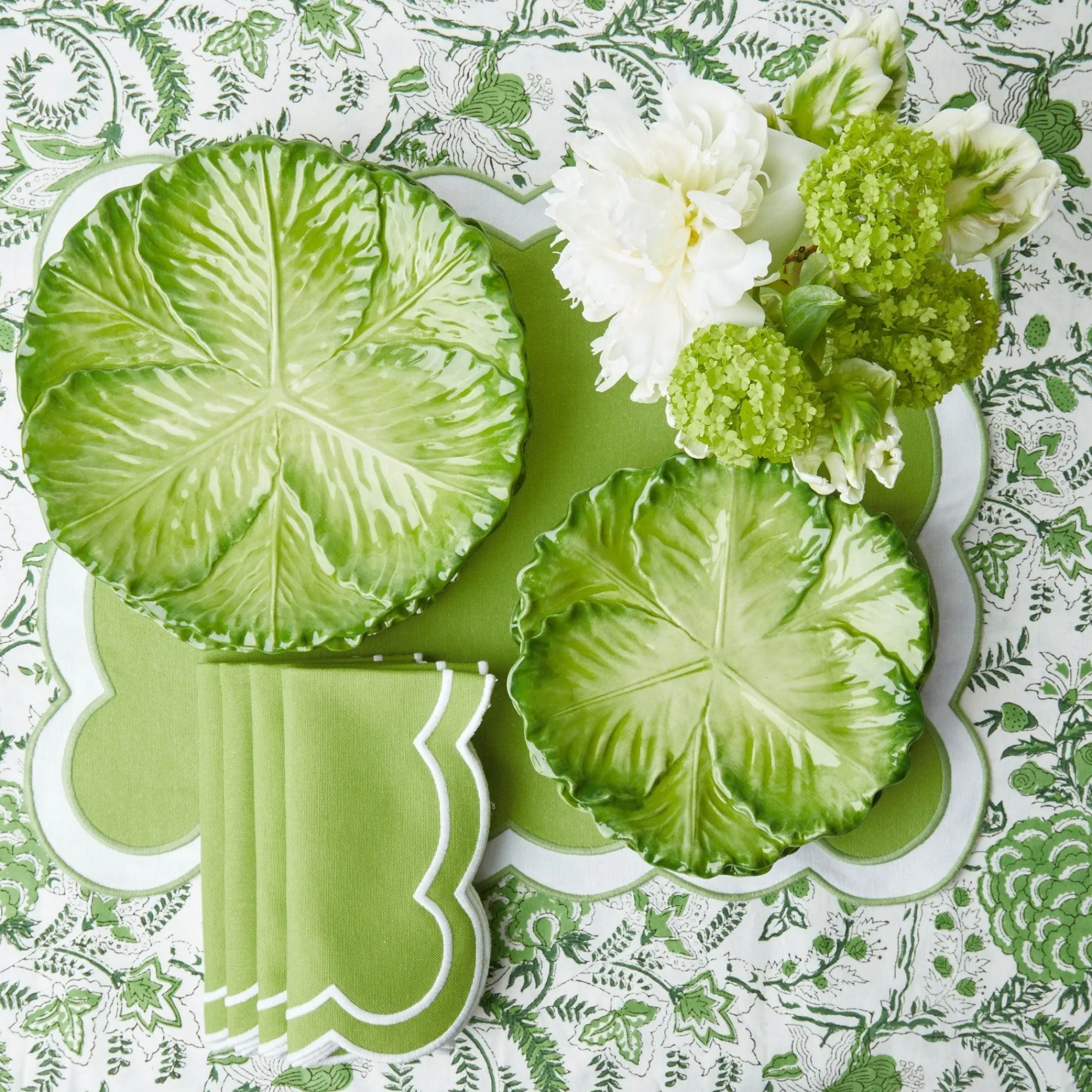 serena_green_cabbage_dinn_13-1.webp Best Serena Green Cabbage Dinner Plate (Set Of 4) Crockery Sets