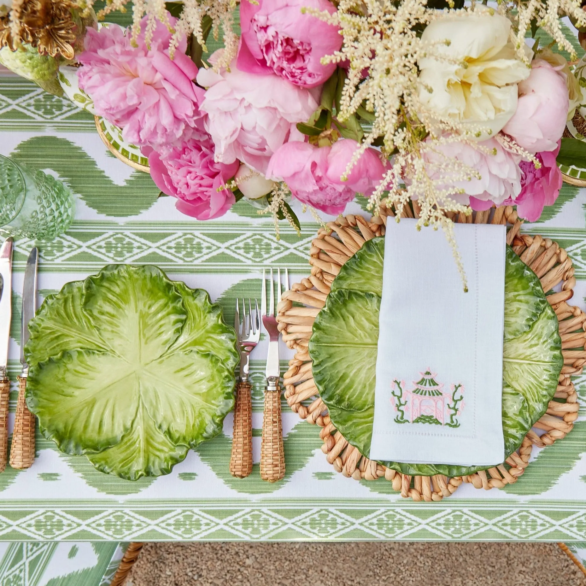 serena_green_cabbage_star_6.webp New Serena Green Cabbage Starter Plate Cabbage Crockery