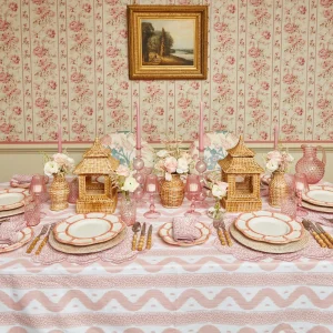 Online Serena Pink Leopard Napkins (Set Of 4) Napkins