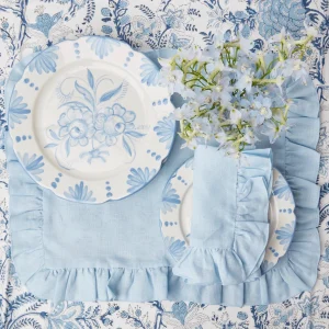 New Seville Blue Gardenia Dinner Plate Seville Crockery