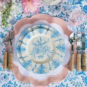 New Seville Blue Gardenia Dinner Plate Seville Crockery