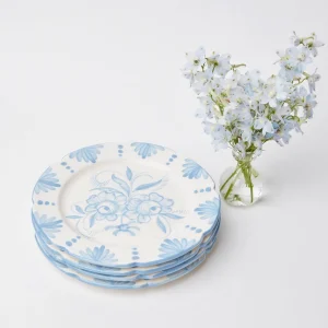 Hot Seville Blue Gardenia Starter Plate (Set Of 4) Starter Plates