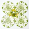 Cheap Seville Green Gardenia Dinner Plates (Set Of 4) Crockery Sets