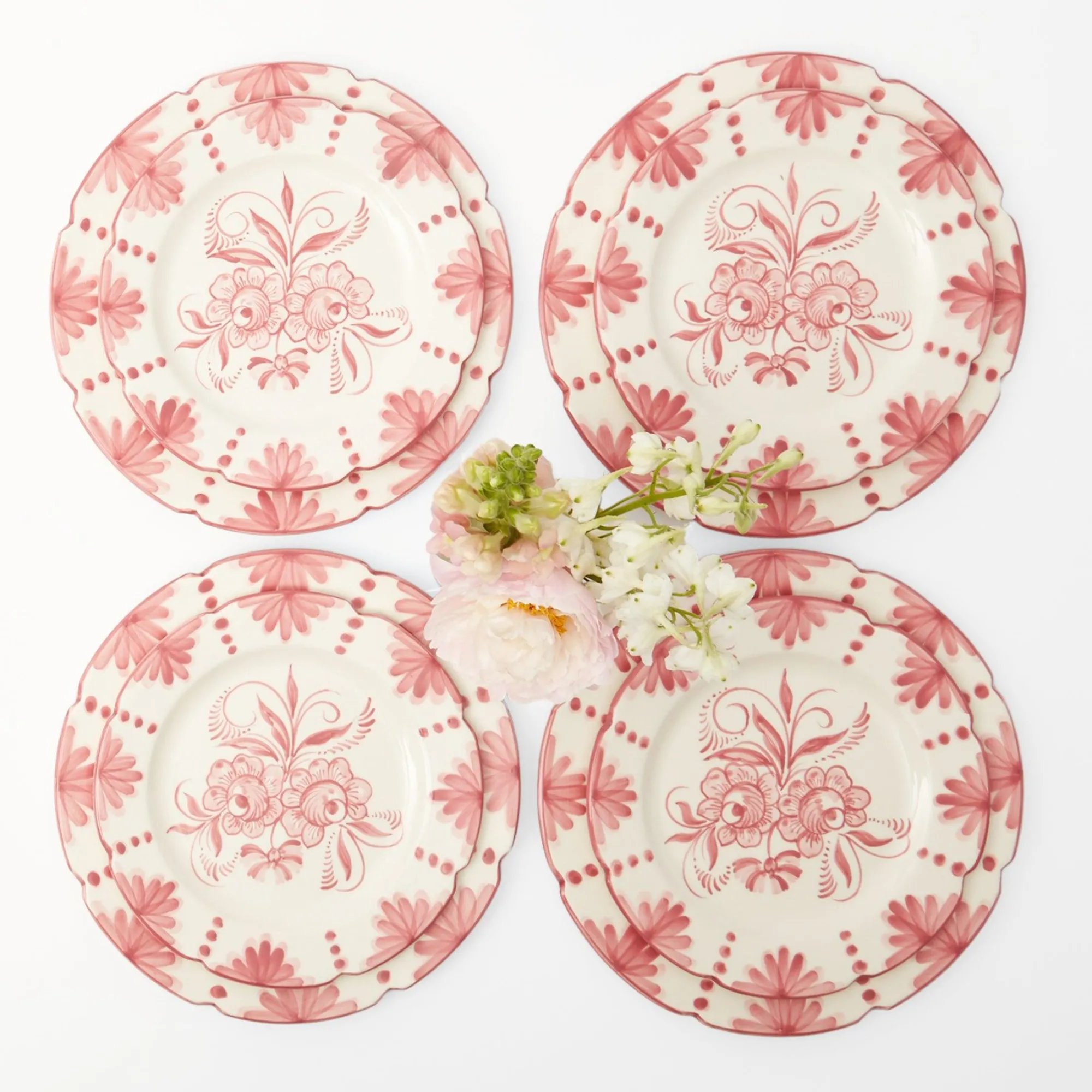 seville_pink_gardenia_din_0-3.webp Sale Seville Pink Gardenia Dinner & Starter Plates (Set Of 8) Crockery Sets