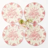 Cheap Seville Pink Gardenia Dinner Plate (Set Of 4) Dinner Plates