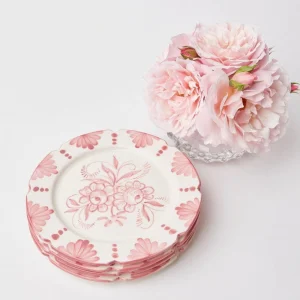 Sale Seville Pink Gardenia Dinner Plate (Set Of 4) Crockery Sets