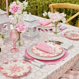 Clearance Seville Pink Gardenia Starter Plate (Set Of 4) Crockery Sets