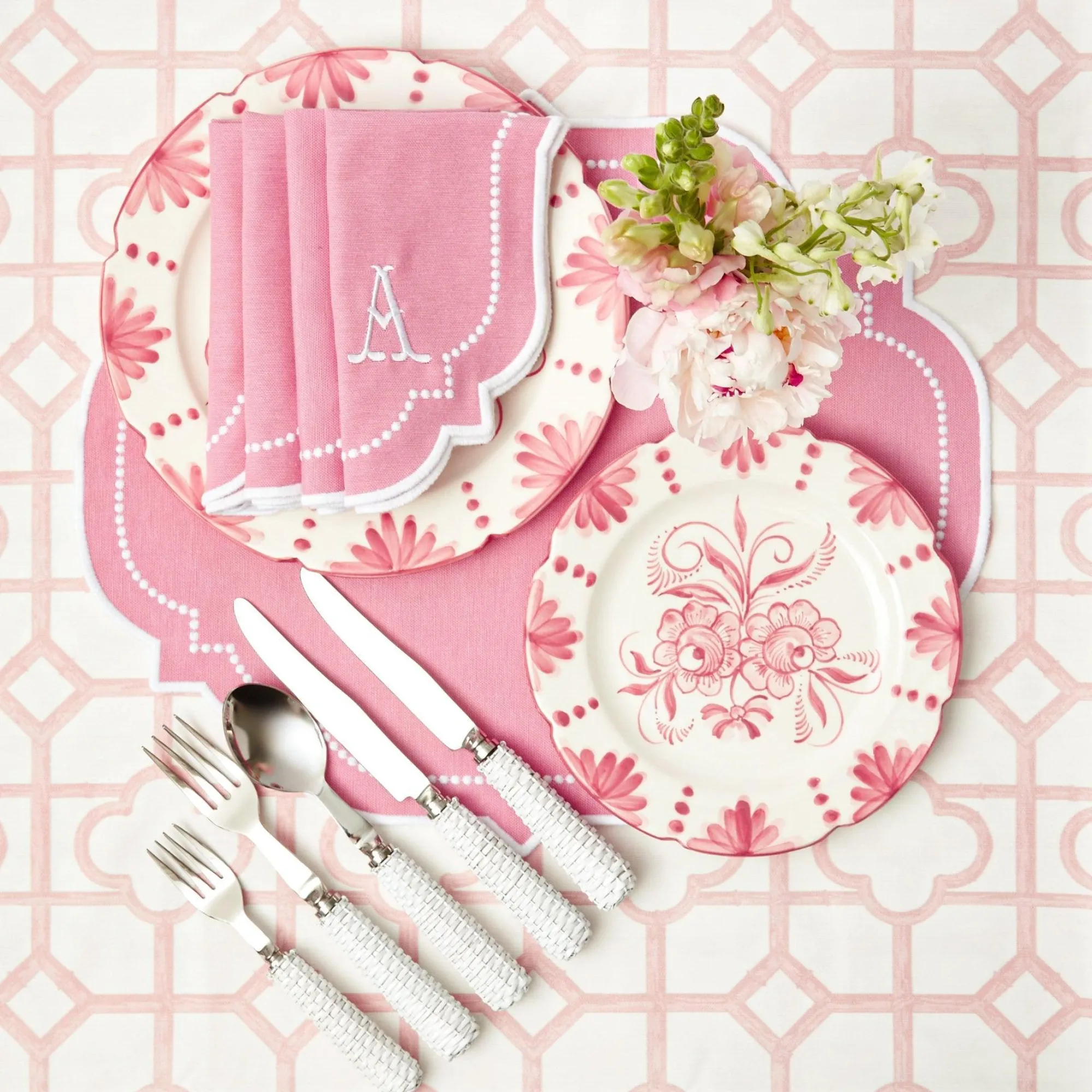 seville_pink_gardenia_sta_14-1.webp Clearance Seville Pink Gardenia Starter Plate (Set Of 4) Crockery Sets