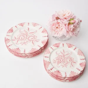 Hot Seville Pink Gardenia Starter Plate (Set Of 4) Seville Crockery