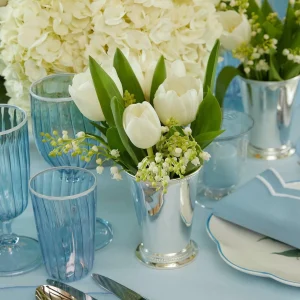 New Silver Mint Julep Cups (Pair) Vases