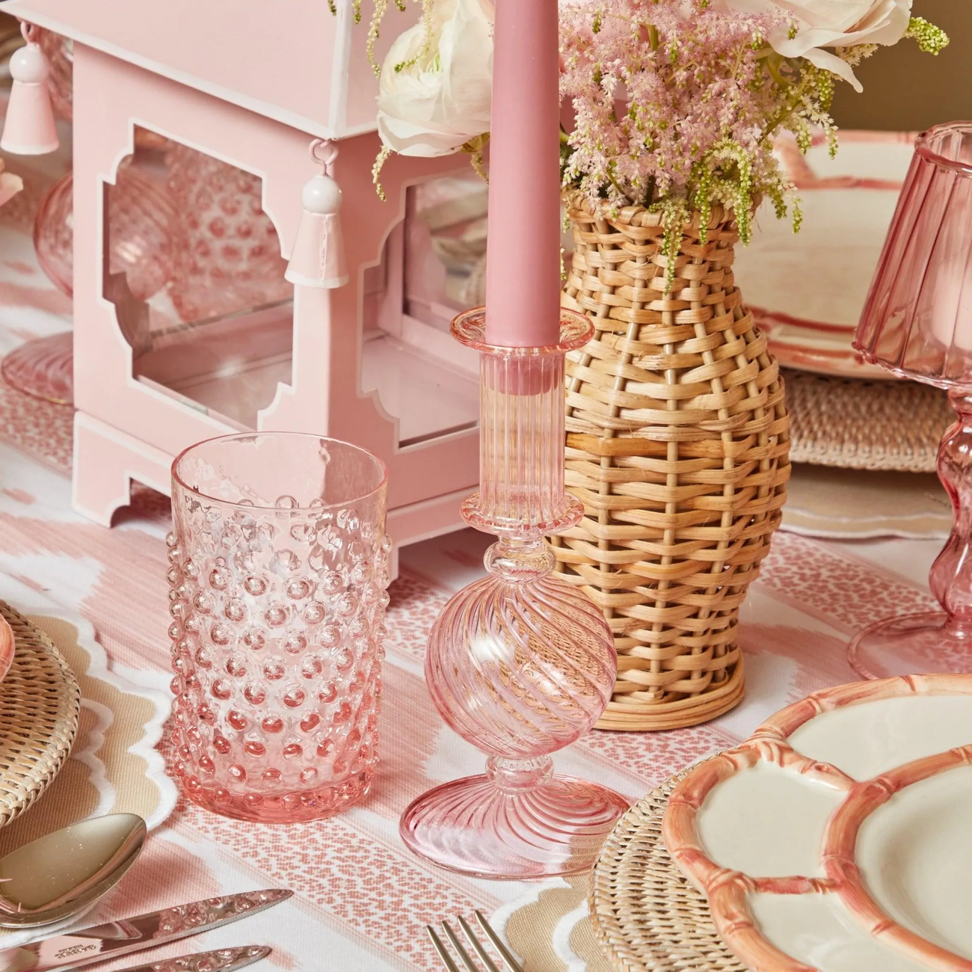 small_camille_peony_candl_12.webp Discount Small Camille Peony Candle Holder (Pair) Candle Holders