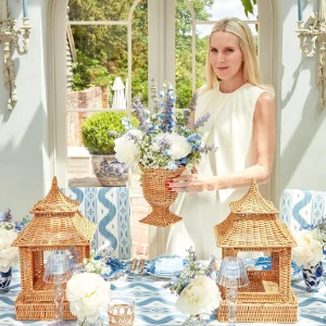 New Small Natural Rattan Urn Vase Vases