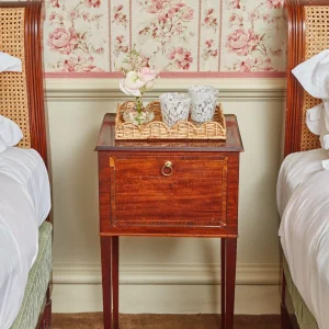 Hot Small Scalloped Rattan Tray Rattan Tableware