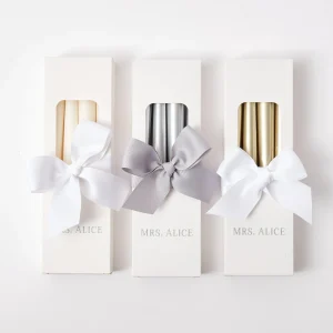 Outlet Snow White Candles (Set Of 8) Candles