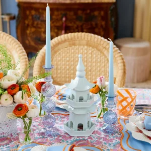 Flash Sale Soft Blue Candles (Set Of 8) Candles