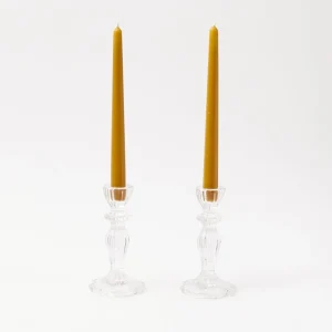 New Tall Lace Edge Candle Holders (Pair) Candle Holders