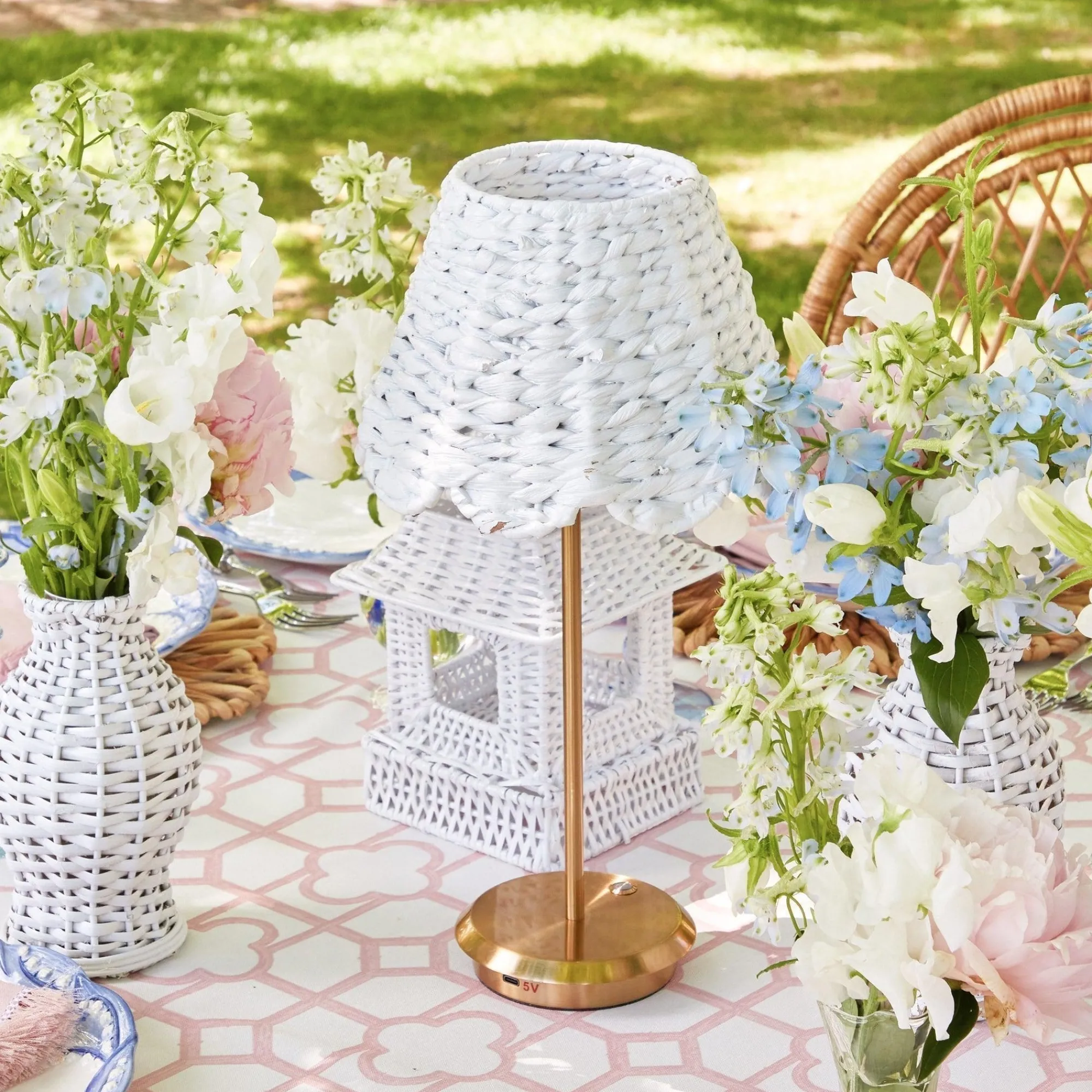 tall_rechargeable_lamp_wi_1-4.webp Shop Tall Rechargeable Lamp With White Seagrass Lampshade Lamps & Lighting