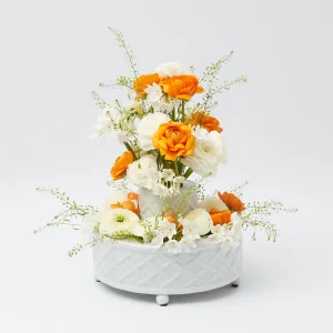 Outlet Three Piece Ceramic Bamboo Vase Vases