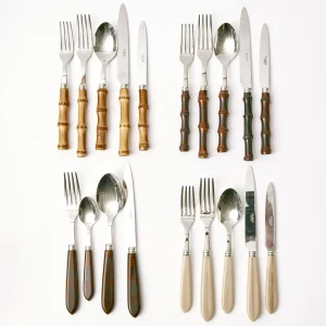Discount Tortoiseshell Cutlery Set (4 Piece) Cutlery Sets