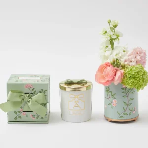 Sale Velvet Oak Scented Candle & Pot Set Candles