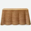 Hot Vivienne Rattan Scalloped Console Table Tables