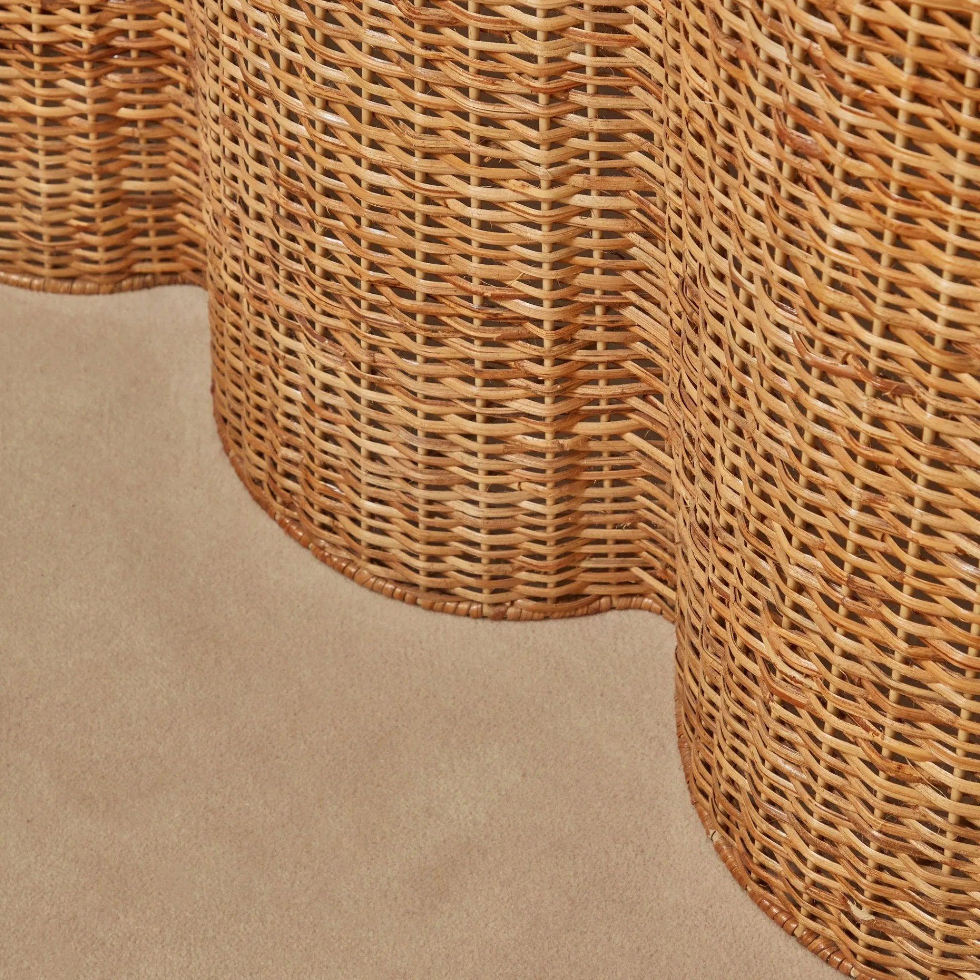 vivienne_rattan_scalloped_4.webp Hot Vivienne Rattan Scalloped Console Table Tables