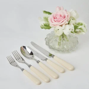 Discount White Ivory Cutlery (5 Piece) Cutlery Sets