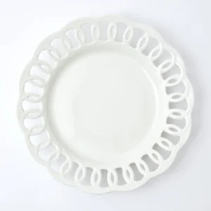 Hot White Lace Dinner Plate Dinner Plates