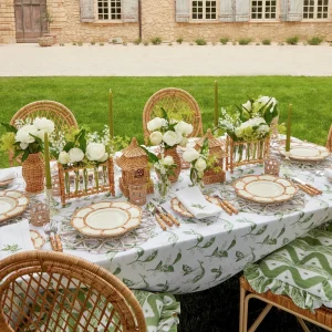 Shop White Lily Of The Valley Tablecloth Tablecloths