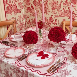 Store White Linen Xoxo Napkins (Set Of 4) Napkins