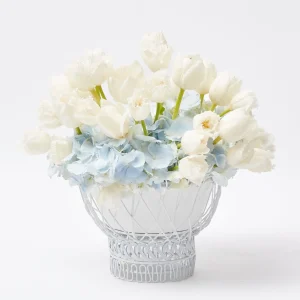 Best Sale White Metal Planter Vases